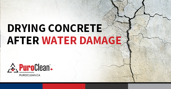 Drying Concrete After Water Damage