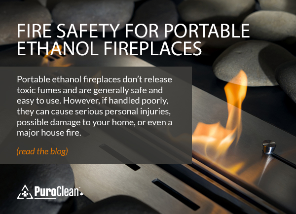 Fire Safety for Portable Ethanol Fireplaces