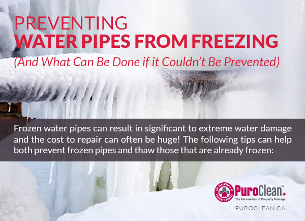 Preventing Water Pipes from Freezing (And What Can Be Done if it Couldn’t Be Prevented)