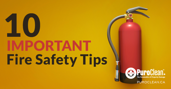 10 Important Fire Safety Tips
