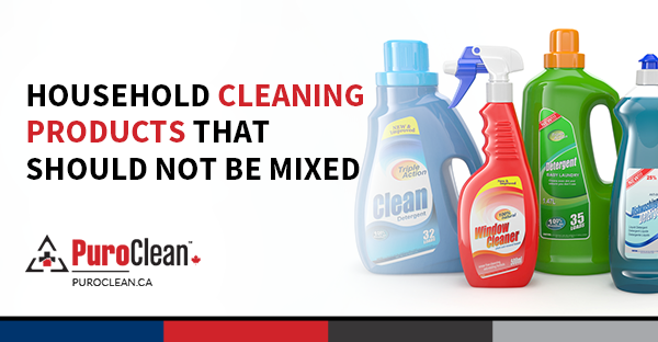 Household Cleaning Products that Should Not Be Mixed