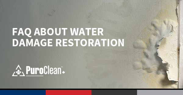 FAQ About Water Damage Restoration